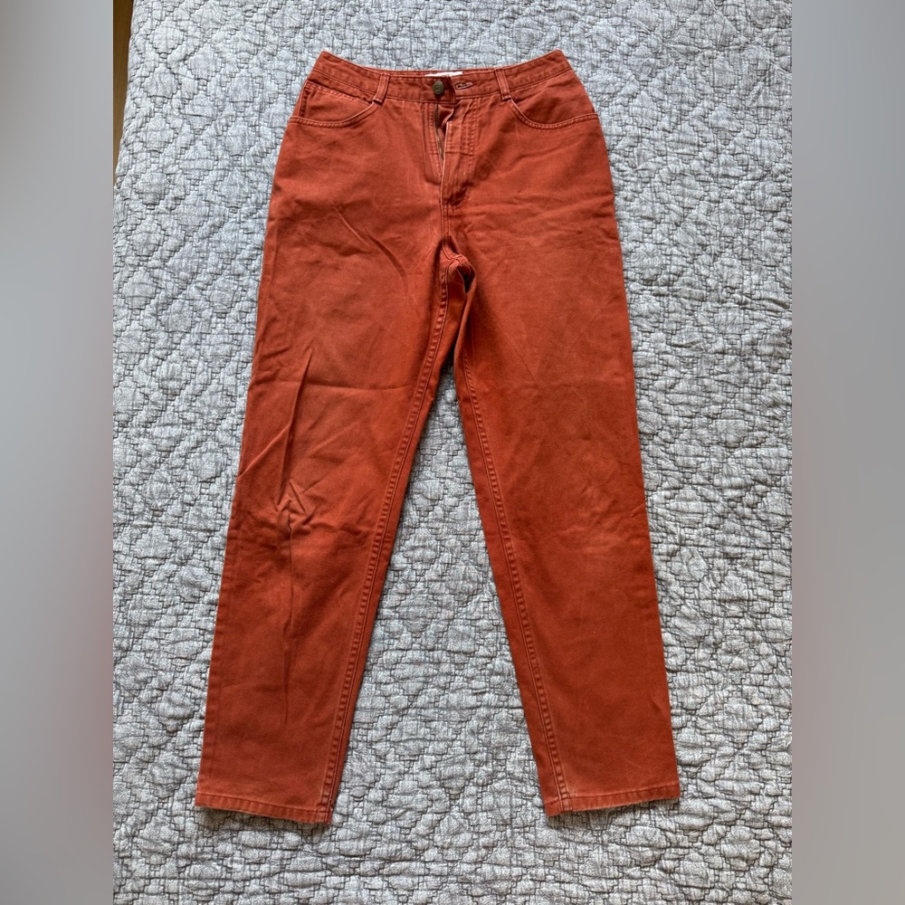 Talbots Rust Orange Straight Leg Pants